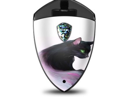 Siamese Cat Green Eyes Smok Rolo Badge Skin Online