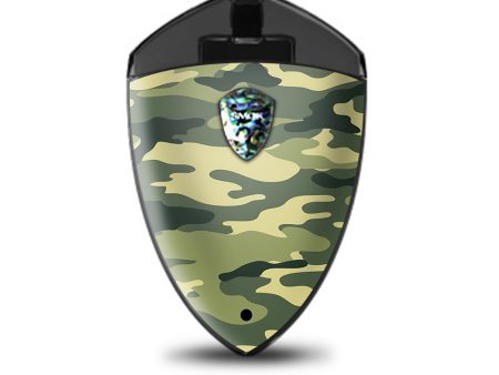 Green Camo Original Camouflage  Smok Rolo Badge Skin For Discount