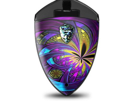 Purple Beautiful Design Smok Rolo Badge Skin For Sale