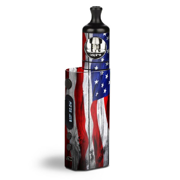 American Flag On Wood Aspire Zelos  Skin Online Sale