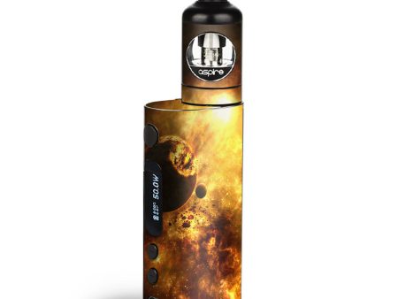 Atomic Clouds Space Planet Aspire Zelos  Skin Hot on Sale