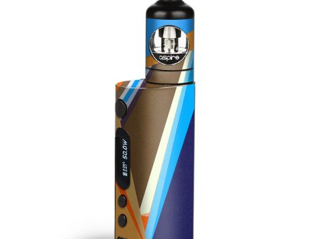 Abstract Patterns Blue Tan Aspire Zelos  Skin on Sale