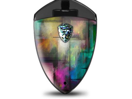 Colorful Paint Modern Smok Rolo Badge Skin Discount